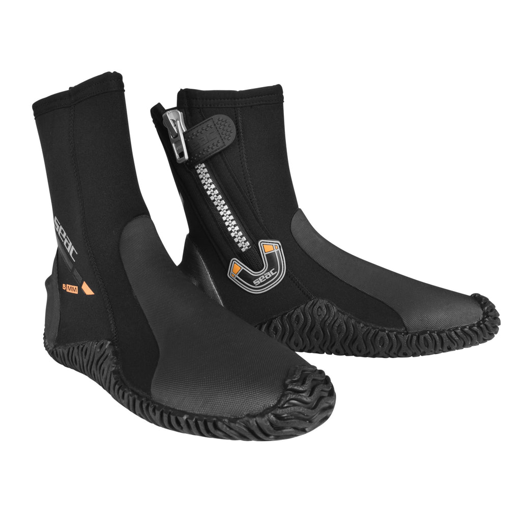 SEAC Socks  Basic Hd W/Zip . 5 Mm Xxs