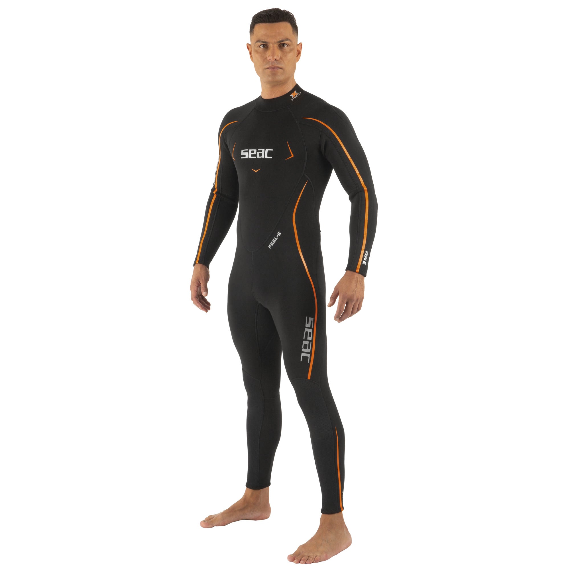SEAC Feel-S Black/Orange One-Piece Man 3 Mm