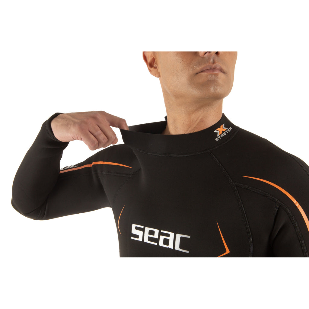 SEAC Feel-S Black/Orange One-Piece Man 3