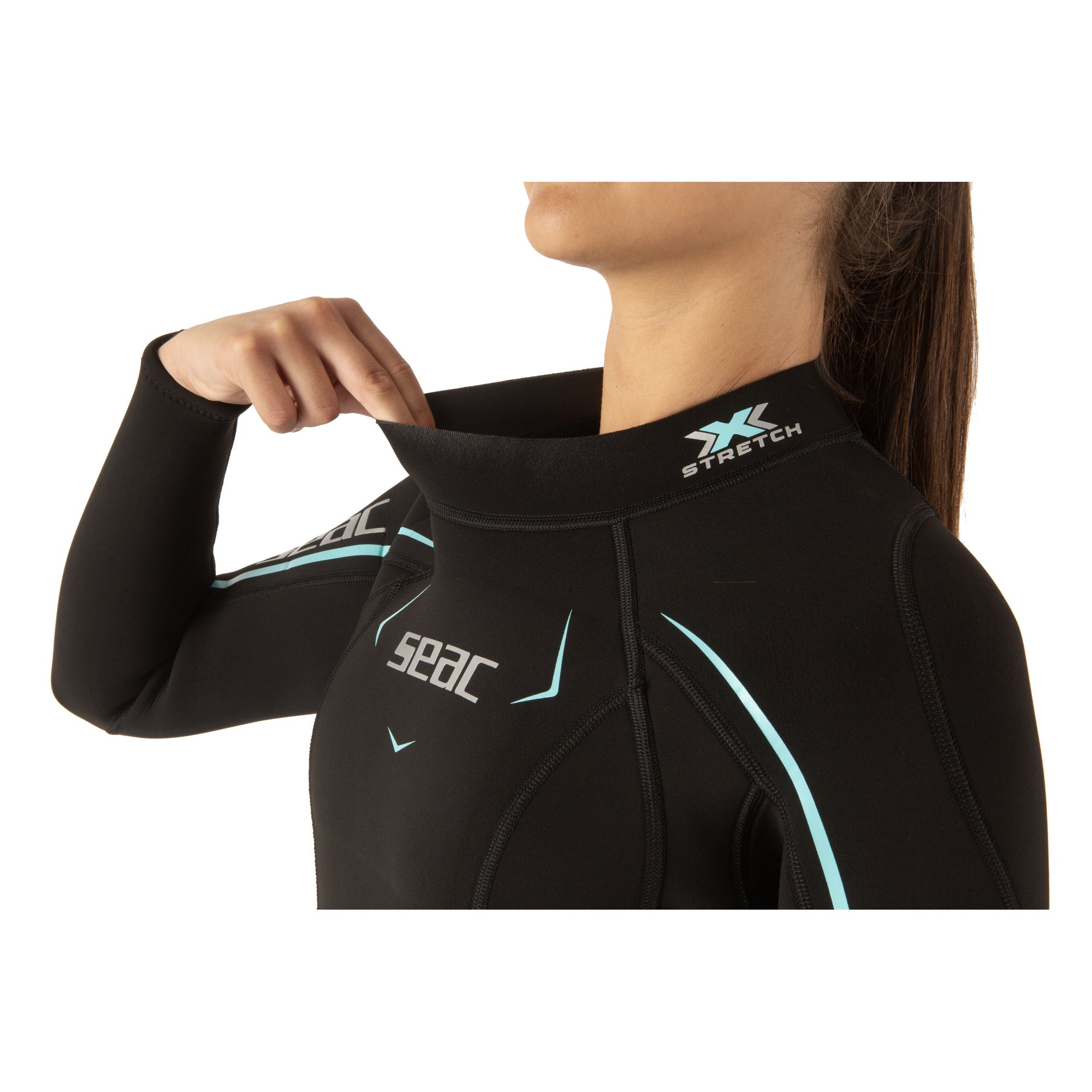 SEAC Feel-S Black/L.Blue One-Piece Lady 3