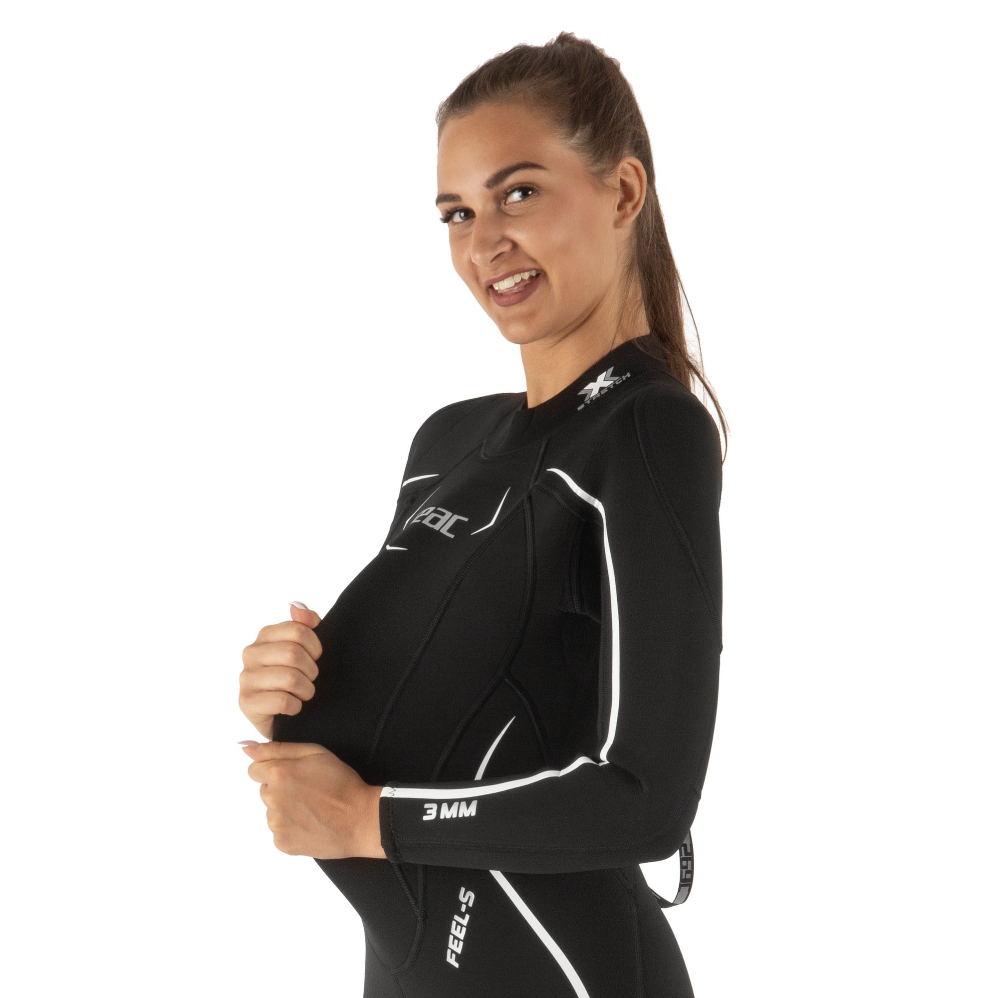 SEAC Feel-S Black/Silver One-Piece Lady 3