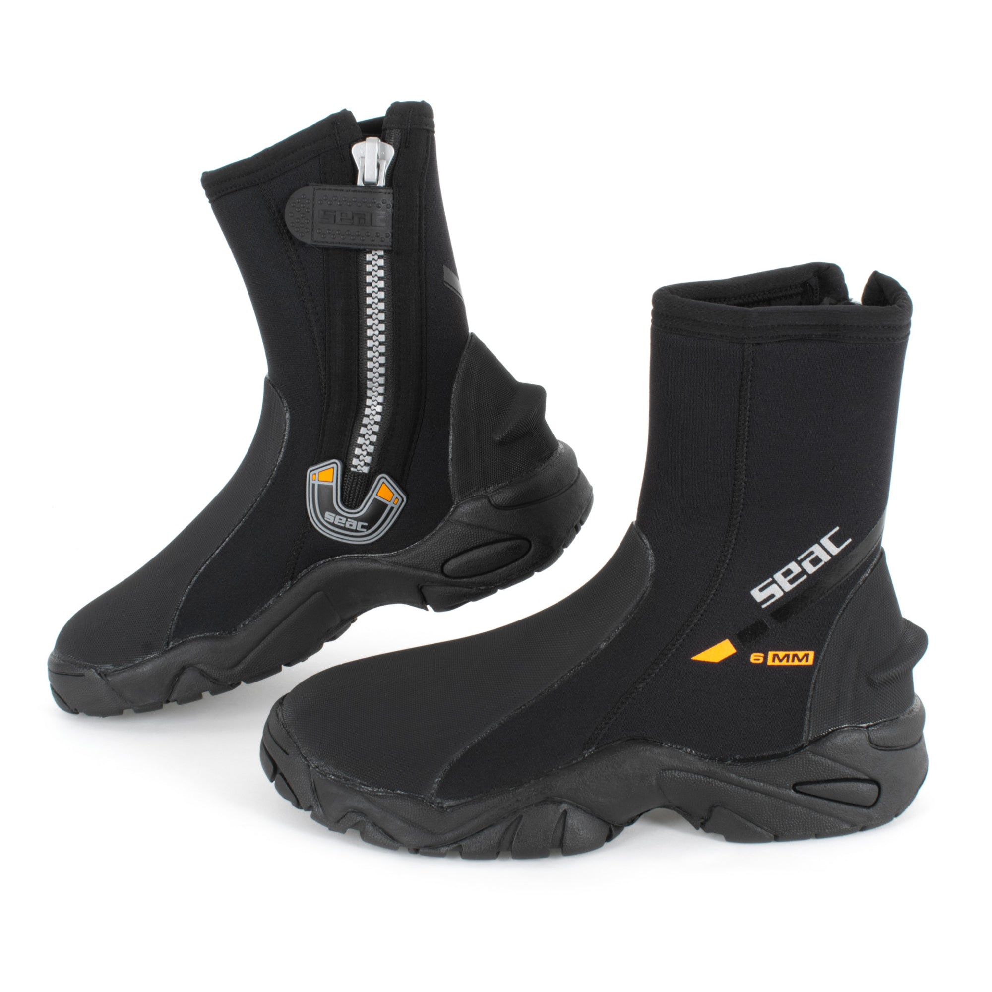 SEAC Socks  Pro Hd W/Zip . 6 Mm
