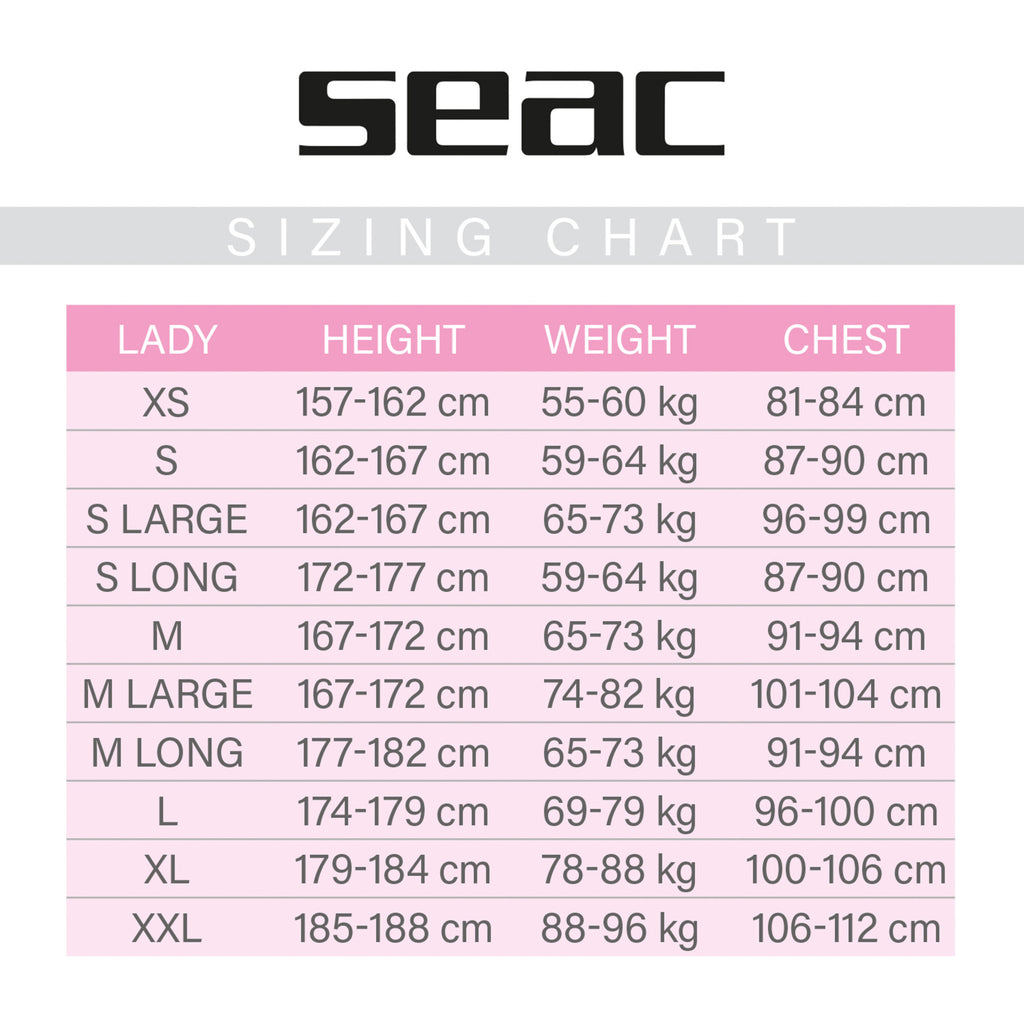 SEAC Wetsuit  Space Lady 7 Mm